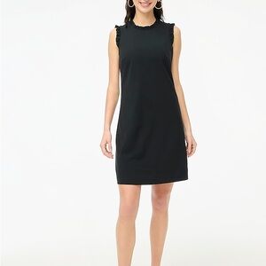Ruffleneck suiting dress